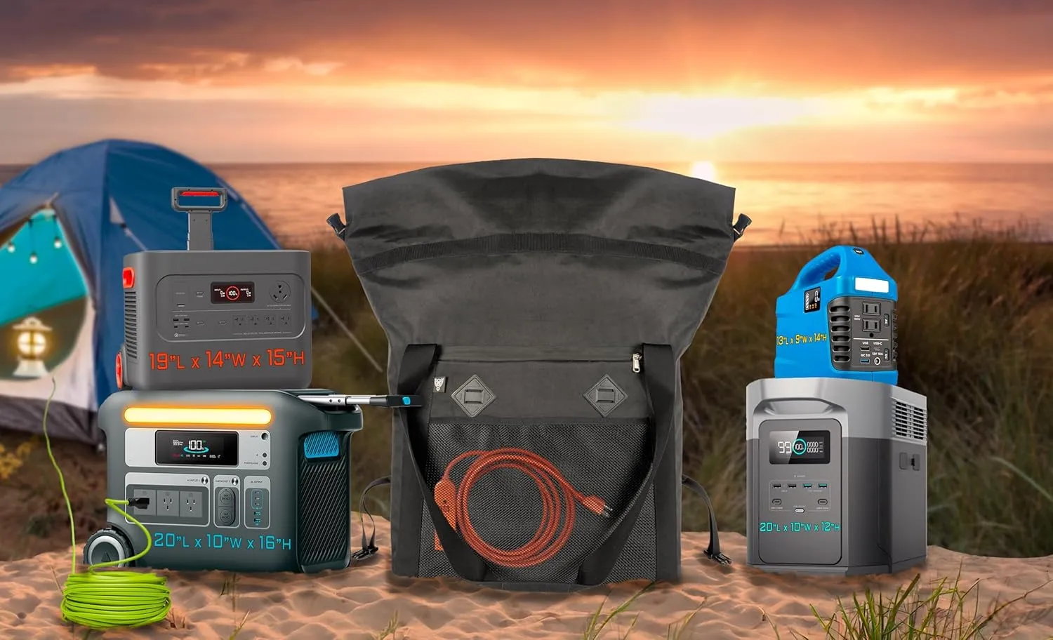 ~ G CUBƎ 50 Faraday Bag for Small to Medium Generators and Electronics ~ Protects Against EMP/CME/EMF/RF ~ Diamond Form Farday Lined Interior ~ Foam Padded Base