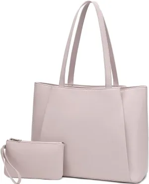 15.6 Inch Work Bags Waterproof Laptop Bag, Large Capacity Office Purse Computer Briefcase Durable Shoulder Bag