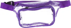 1Pc Transparent Phone Waist Pouch Multifunctional Outdoor Fanny Pack for Gym Travel Hiking and Daily Use Durable Material with Smooth Zipper for Easy Access