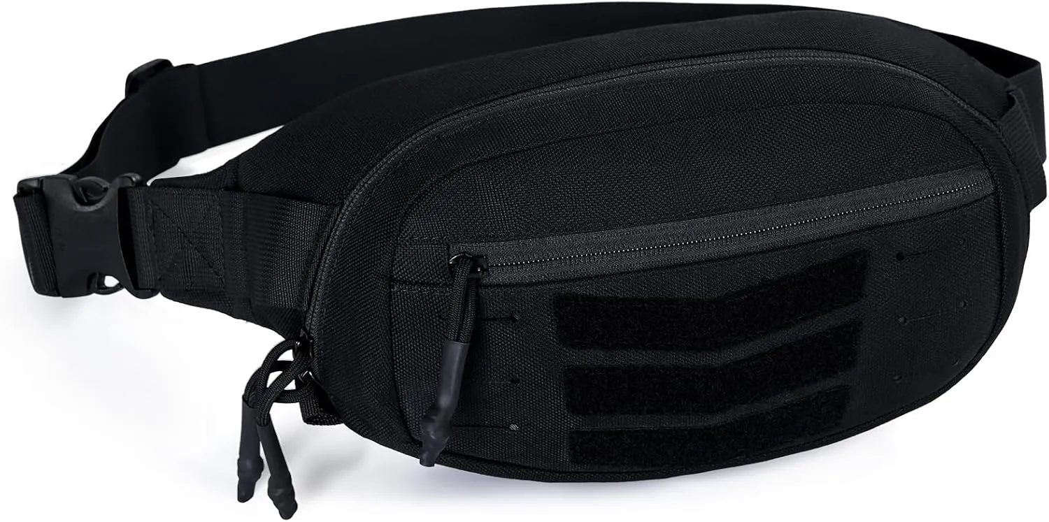 1TG Fanny Pack for Men, Waist Bag Crossbody Bag Sling Bag Waist Pack for Hiking Running Hunting Fitness Yoga Dog Walking Travel