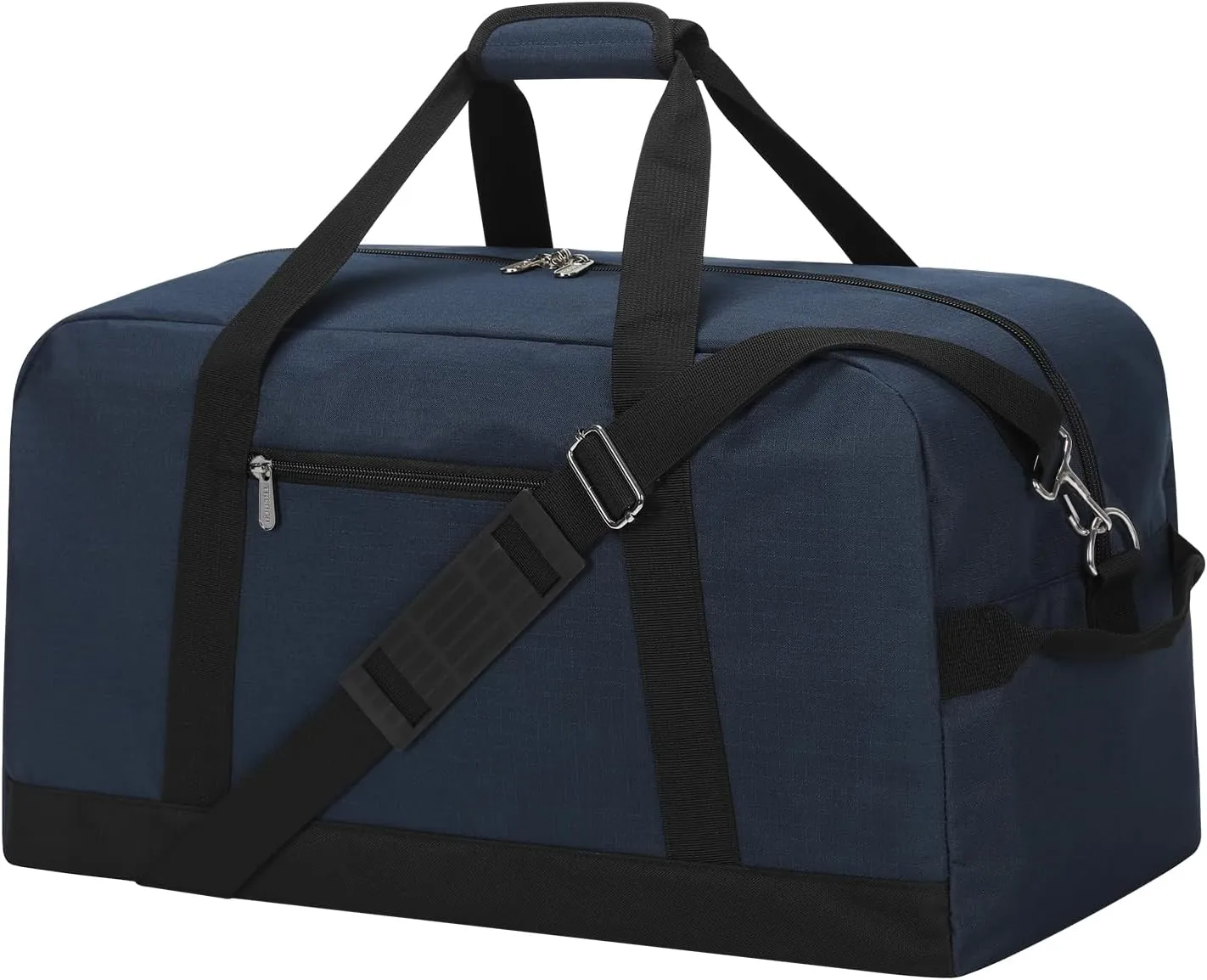 21 inch Gym Duffle Bag for Men - 40L Travel Duffel Bag with Bottom Support (Navy Blue)