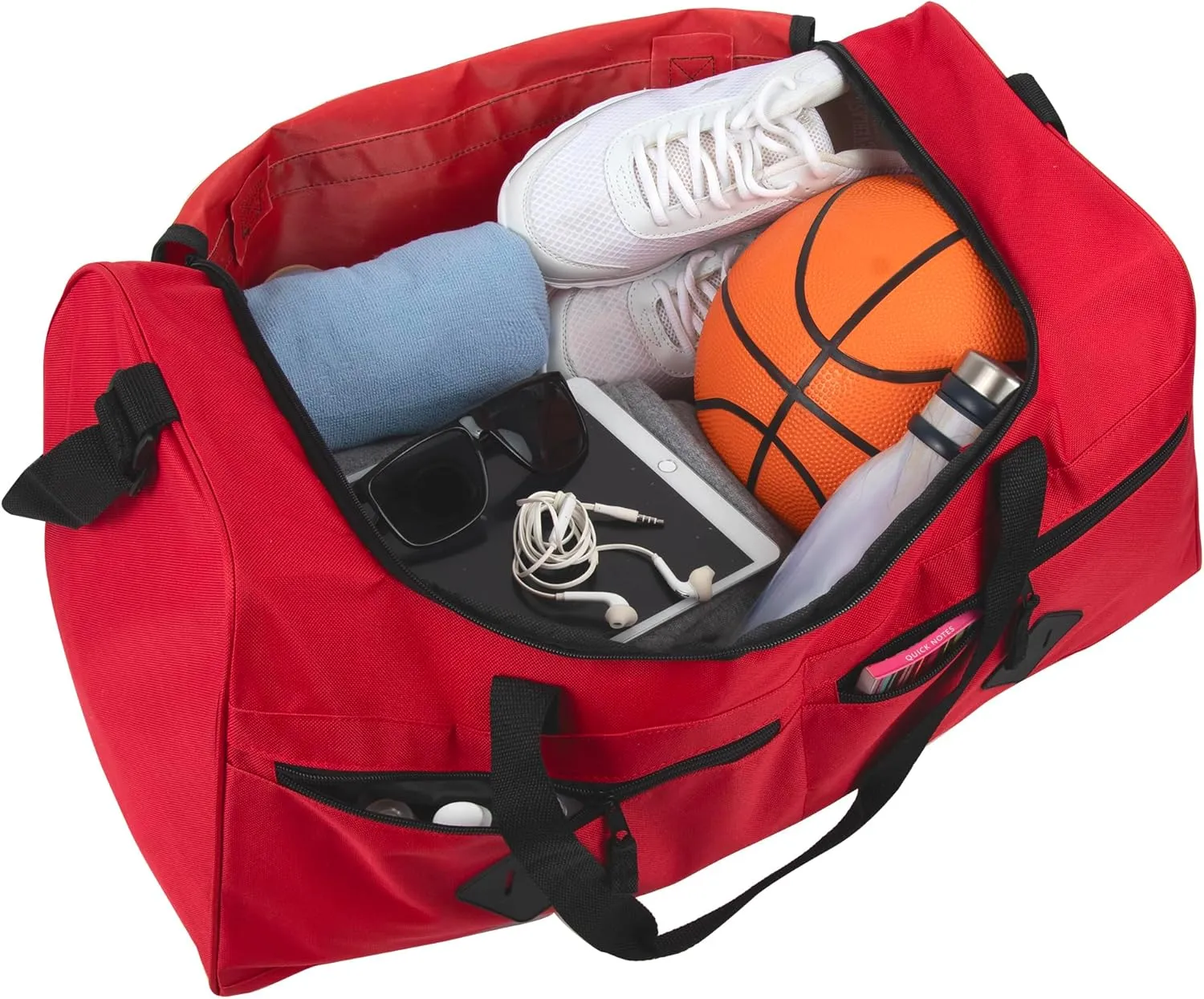 24 Inch 55 Liter Multi Pocket Duffle Bags for Men & Women For Traveling, the Gym, and as Sports Equipment Bag/Organizer