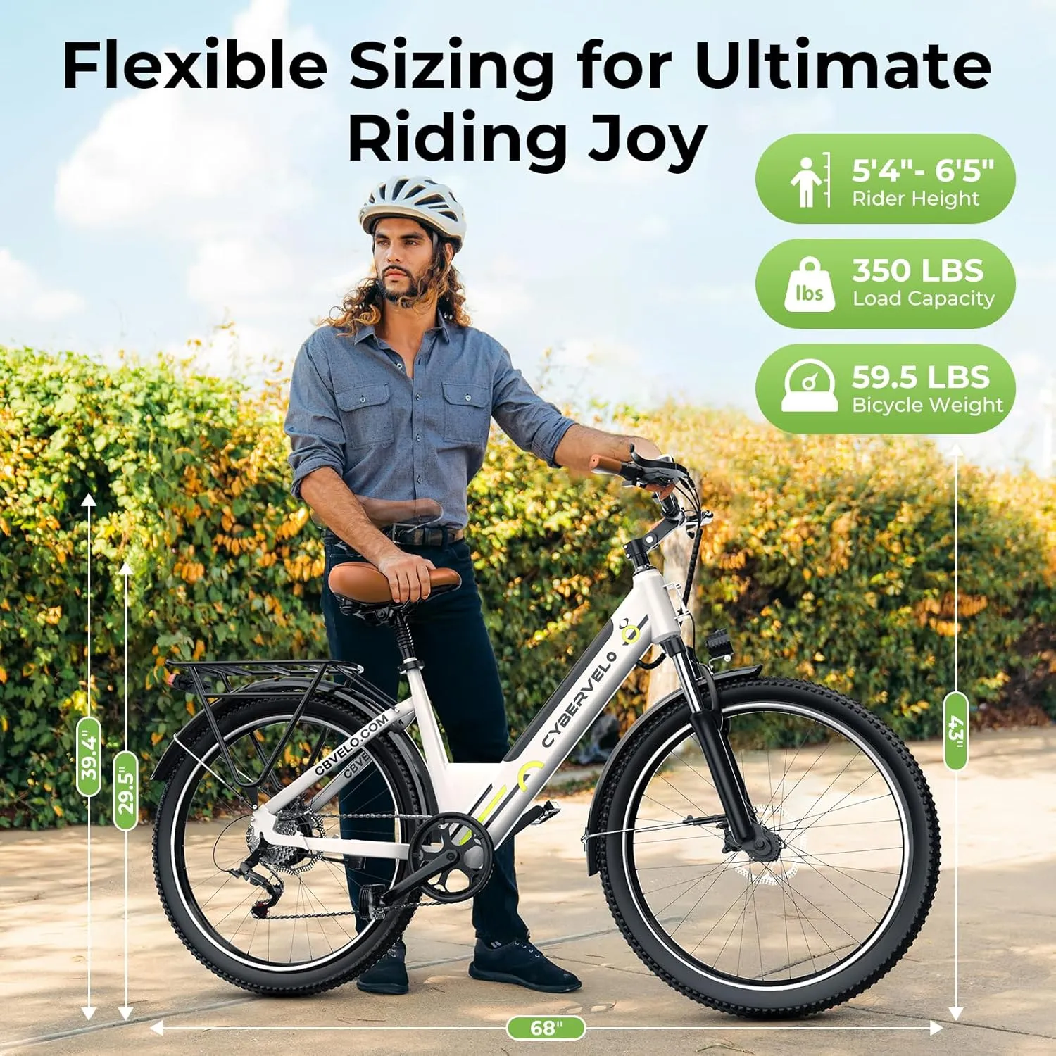 26“ Electric Bike for Adult,1000W Peak, up 80 Miles Removable Battery Ebike,Adult Electric Bicycles for All Terrain,Men Women E Bike, 7-Speed