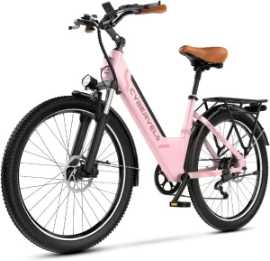 26“ Electric Bike for Adult,1000W Peak, up 80 Miles Removable Battery Ebike,Adult Electric Bicycles for All Terrain,Men Women E Bike, 7-Speed