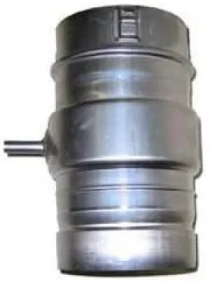 4" Drip Tee Stainless Steel Horizontal Condensation Drain