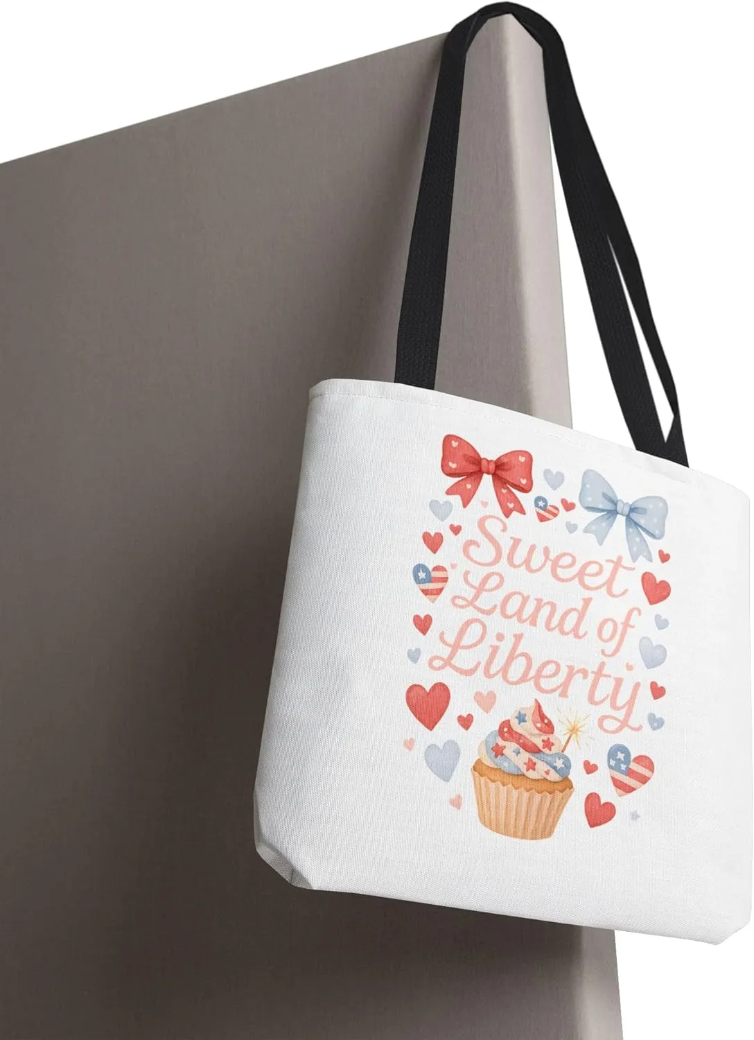 4th of July Tote Bag | Patriotic Carryall | Independence Outfit | USA Shoulder Bag | Sweet Land of Liberty