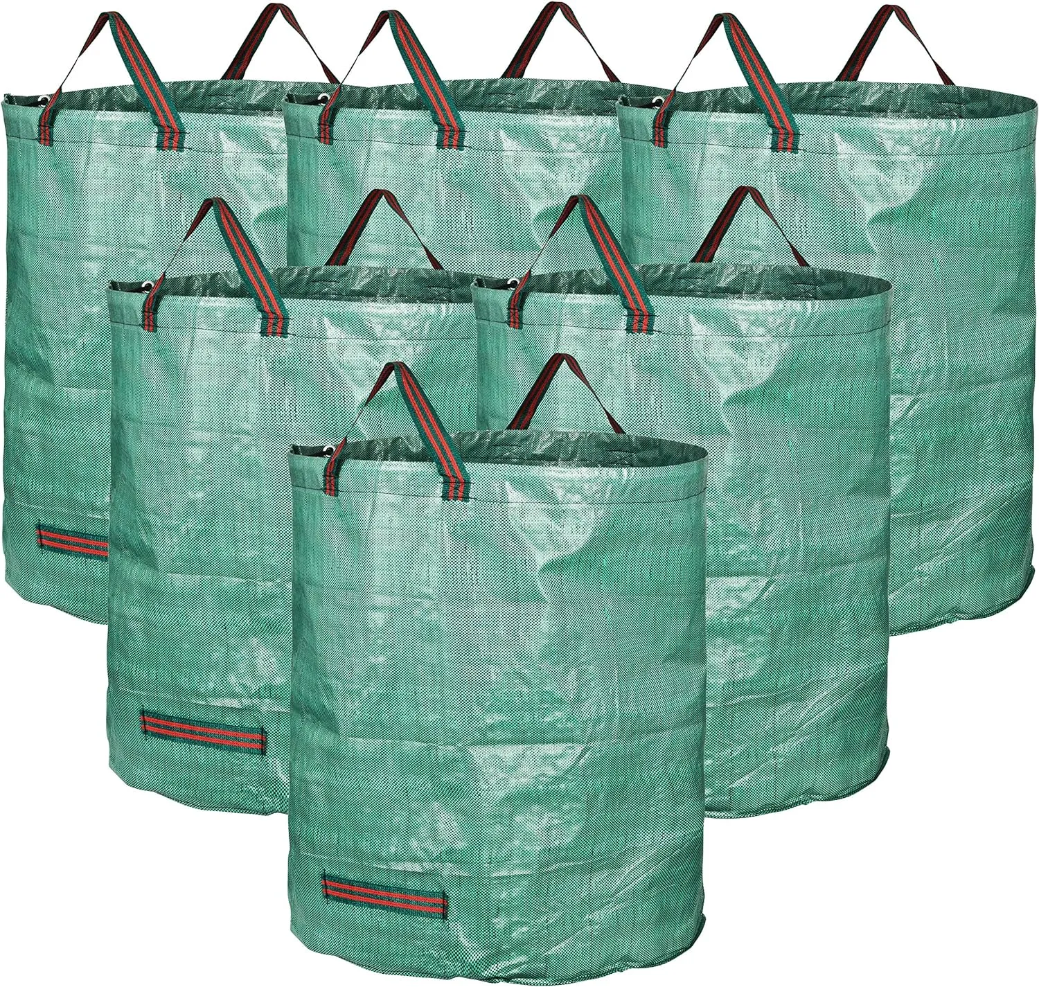 6-Pack 72 Gallons Reusable Garden Waste Bags (H30, D26 inches) - Yard Waste Bags