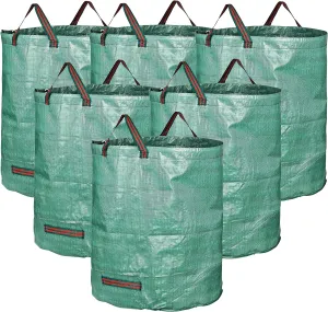 6-Pack 72 Gallons Reusable Garden Waste Bags (H30, D26 inches) - Yard Waste Bags