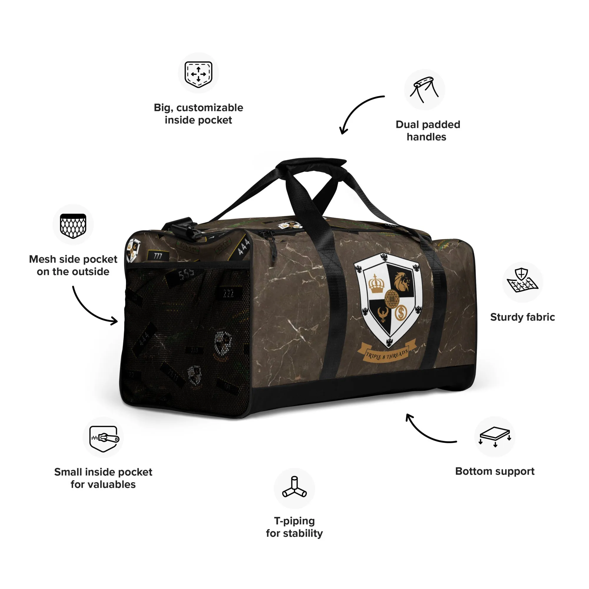 8xquiZit Collection Manifestation Duffle Bag