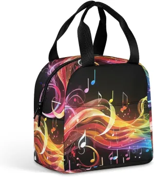 A Gym Artifact, The Canvas Rainbow Musical Note Melody Printed Yoga Storage Bag Is Durable, Wear-resistant And Does Not Strangle Shoulders. It Is Suitable for Both Men And Women