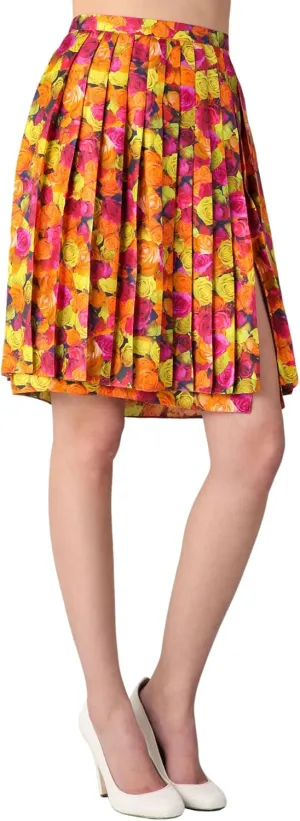 A-Line Pleated Skirt