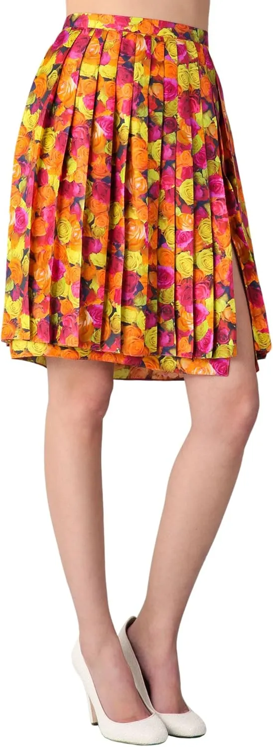 A-Line Pleated Skirt