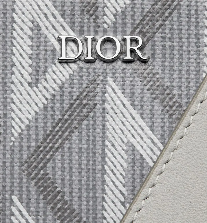A5 Pouch • Dior Gray CD Diamond Canvas