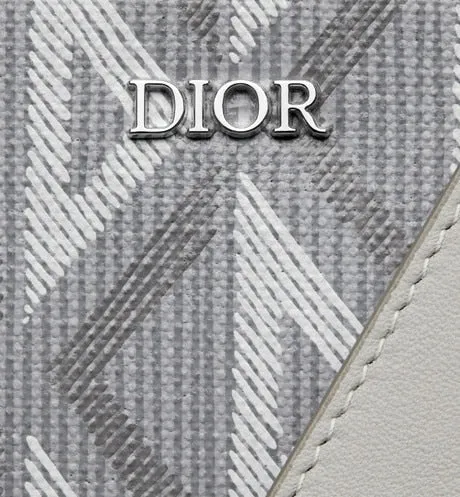 A5 Pouch • Dior Gray CD Diamond Canvas