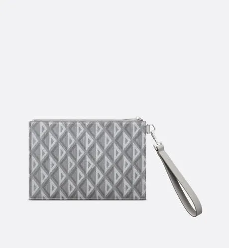 A5 Pouch • Dior Gray CD Diamond Canvas