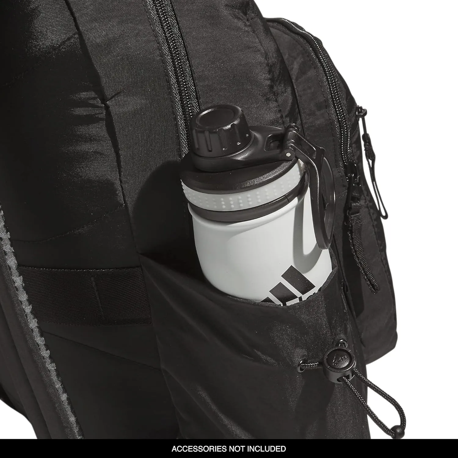 adidas Weekender Backpack (19L) Small Fashion Lightweight Durable Travel Bag, Black, One Size