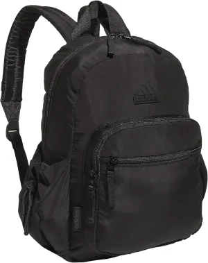 adidas Weekender Backpack (19L) Small Fashion Lightweight Durable Travel Bag, Black, One Size