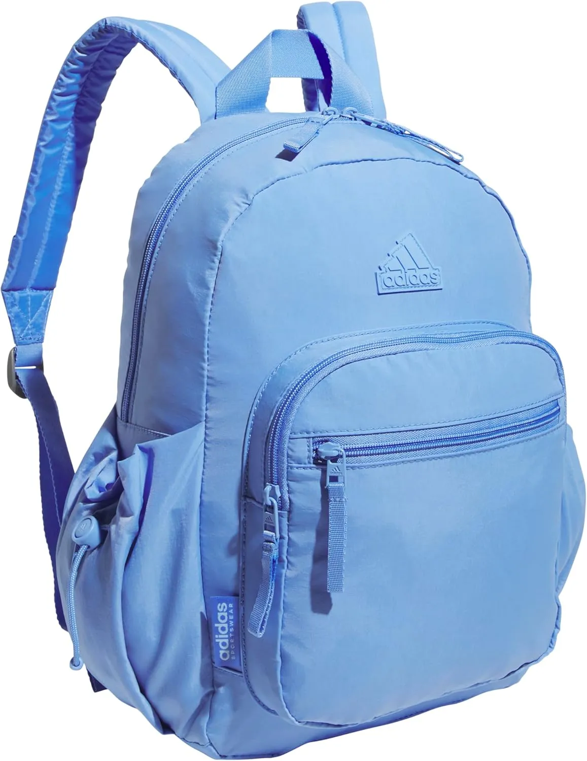adidas Weekender Backpack (19L) Small Fashion Lightweight Durable Travel Bag, Blue Fusion, One Size