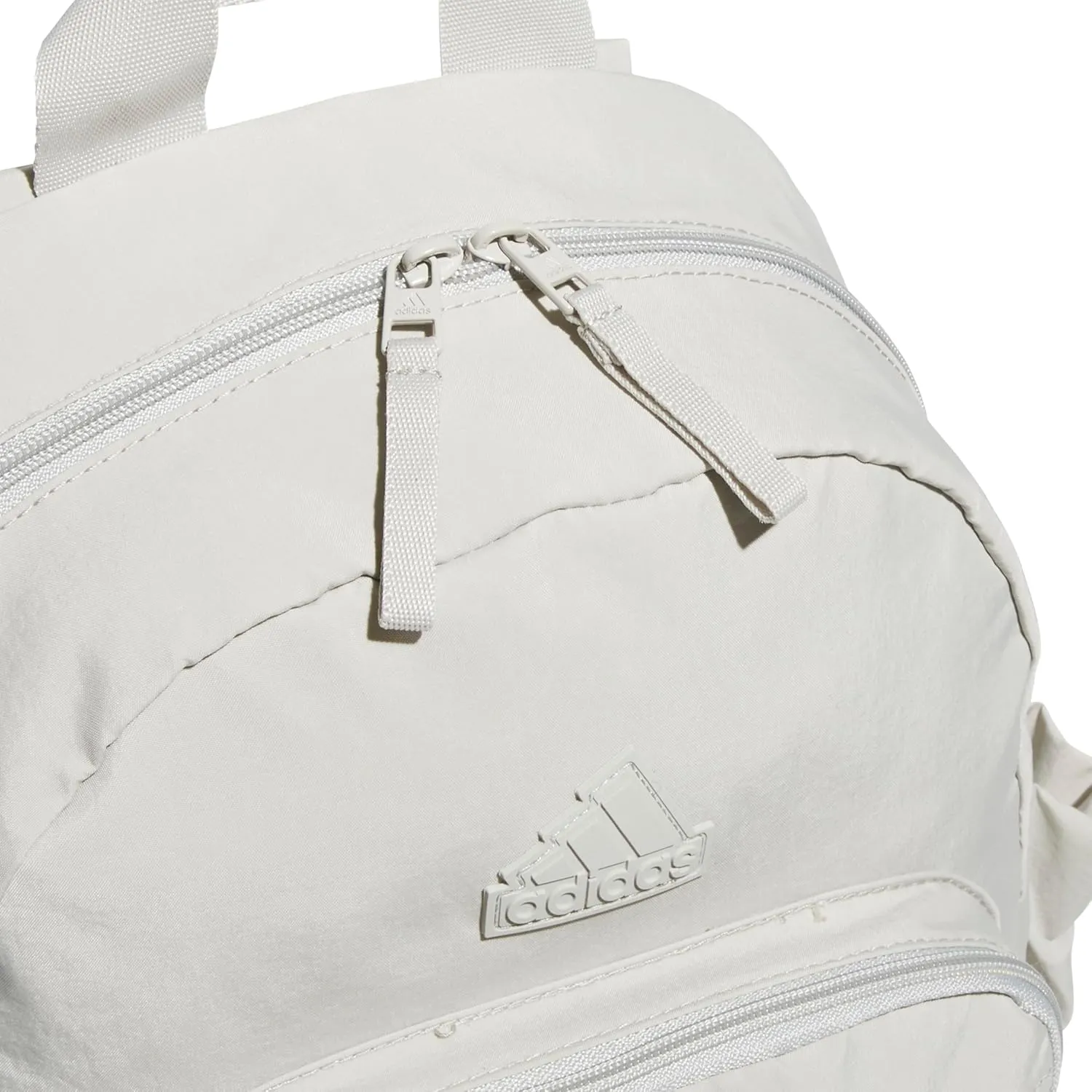 adidas Weekender Backpack (19L) Small Fashion Lightweight Durable Travel Bag, Metal Grey, One Size