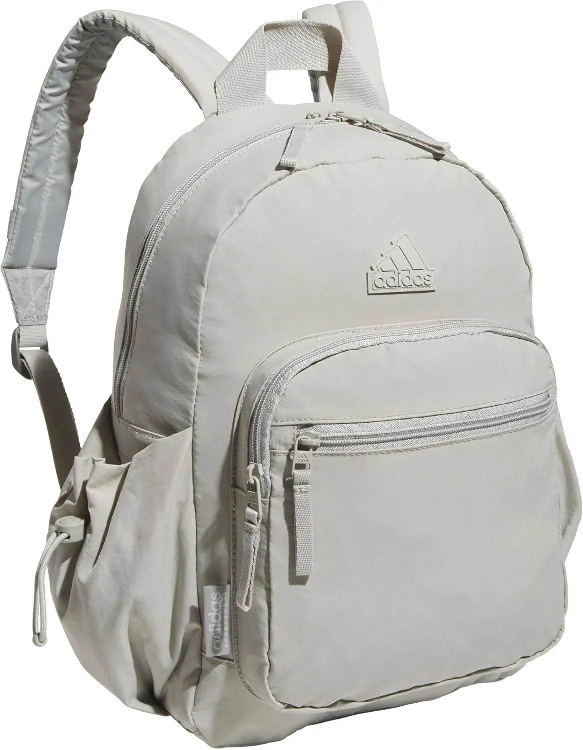 adidas Weekender Backpack (19L) Small Fashion Lightweight Durable Travel Bag, Metal Grey, One Size