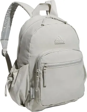 adidas Weekender Backpack (19L) Small Fashion Lightweight Durable Travel Bag, Metal Grey, One Size