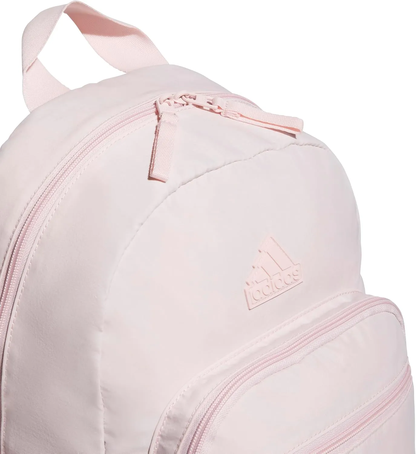 adidas Weekender Backpack (19L) Small Fashion Lightweight Durable Travel Bag, Sandy Pink, One Size