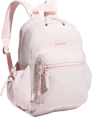adidas Weekender Backpack (19L) Small Fashion Lightweight Durable Travel Bag, Sandy Pink, One Size