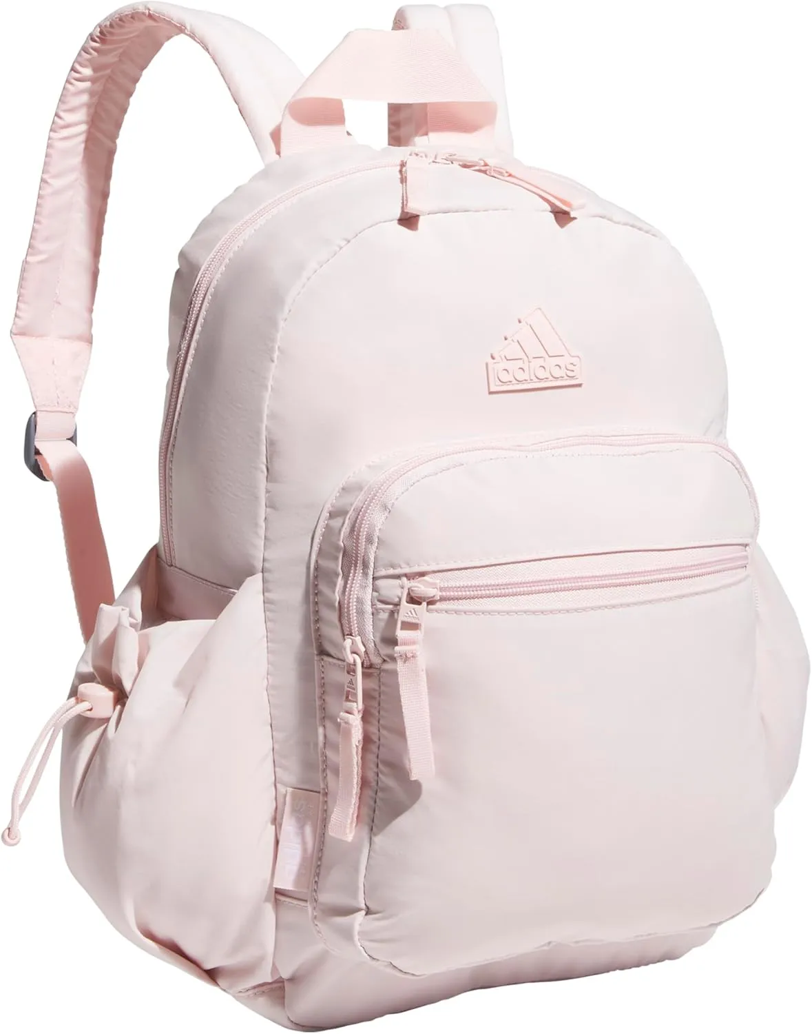 adidas Weekender Backpack (19L) Small Fashion Lightweight Durable Travel Bag, Sandy Pink, One Size