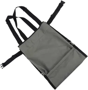 Adjustable Fruit Vegetable Picking Bag Garden Harvest Storage Pouch Shoulder Straps for Gardening Work Random