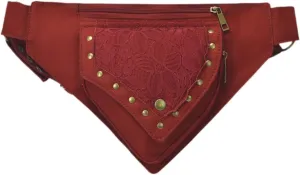 Adjustable Strap Waist Bag with Zipper for Theatrical Events and Halloween