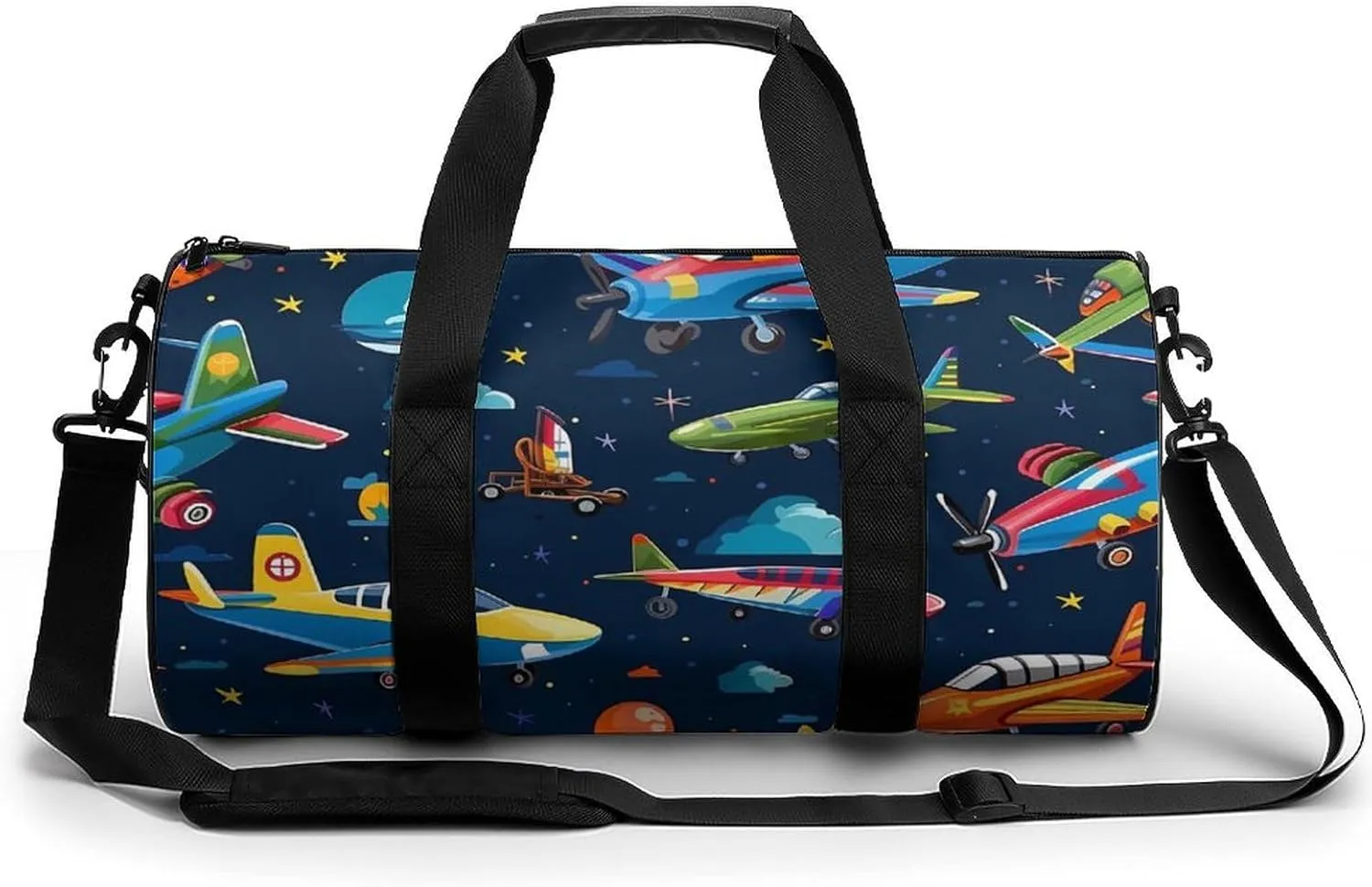 Aircraft Gym Bag Travel Waterproof Duffel Bag Carryon Overnight Bags Tote Bags for Sports
