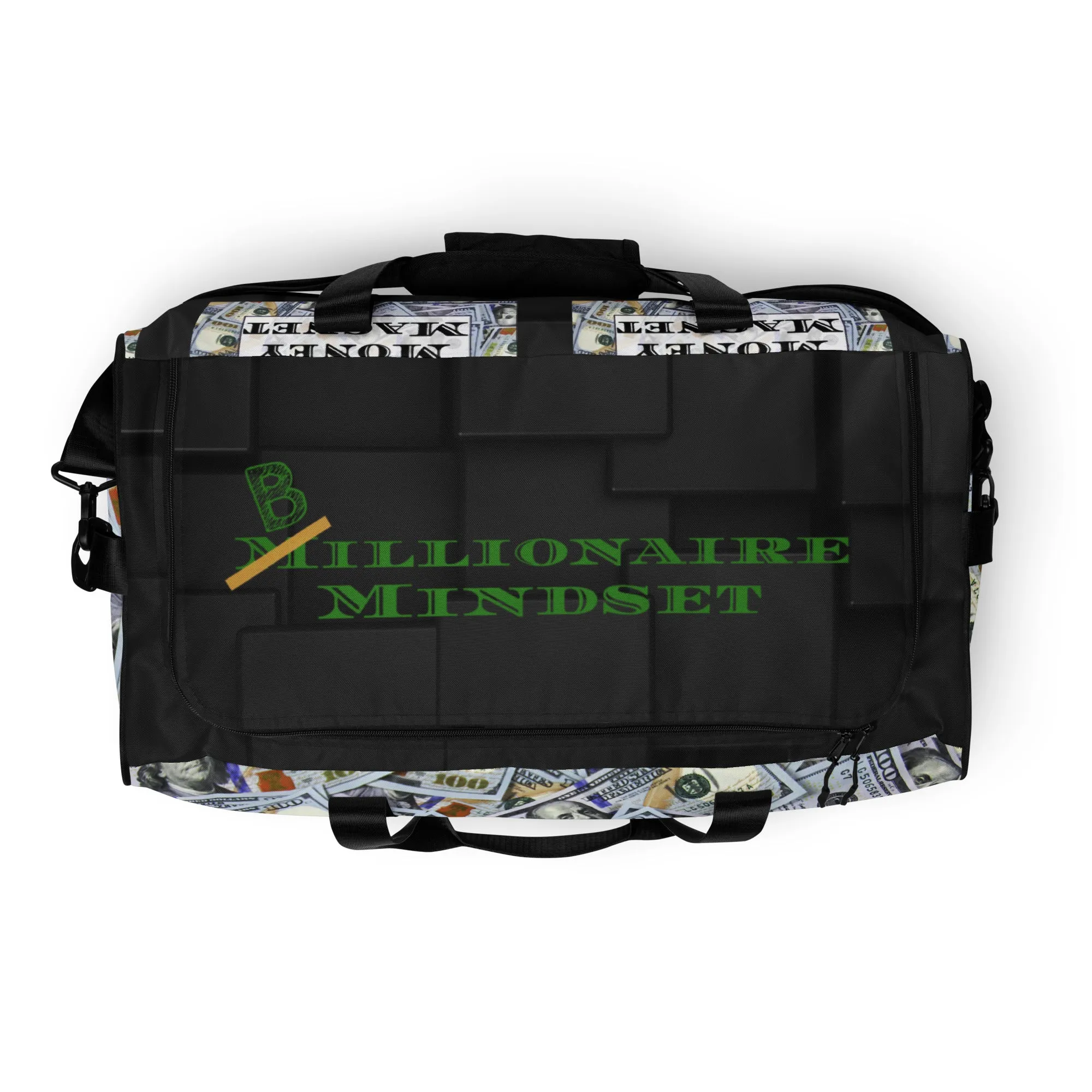 All About the Money Duffle Bag (Black)