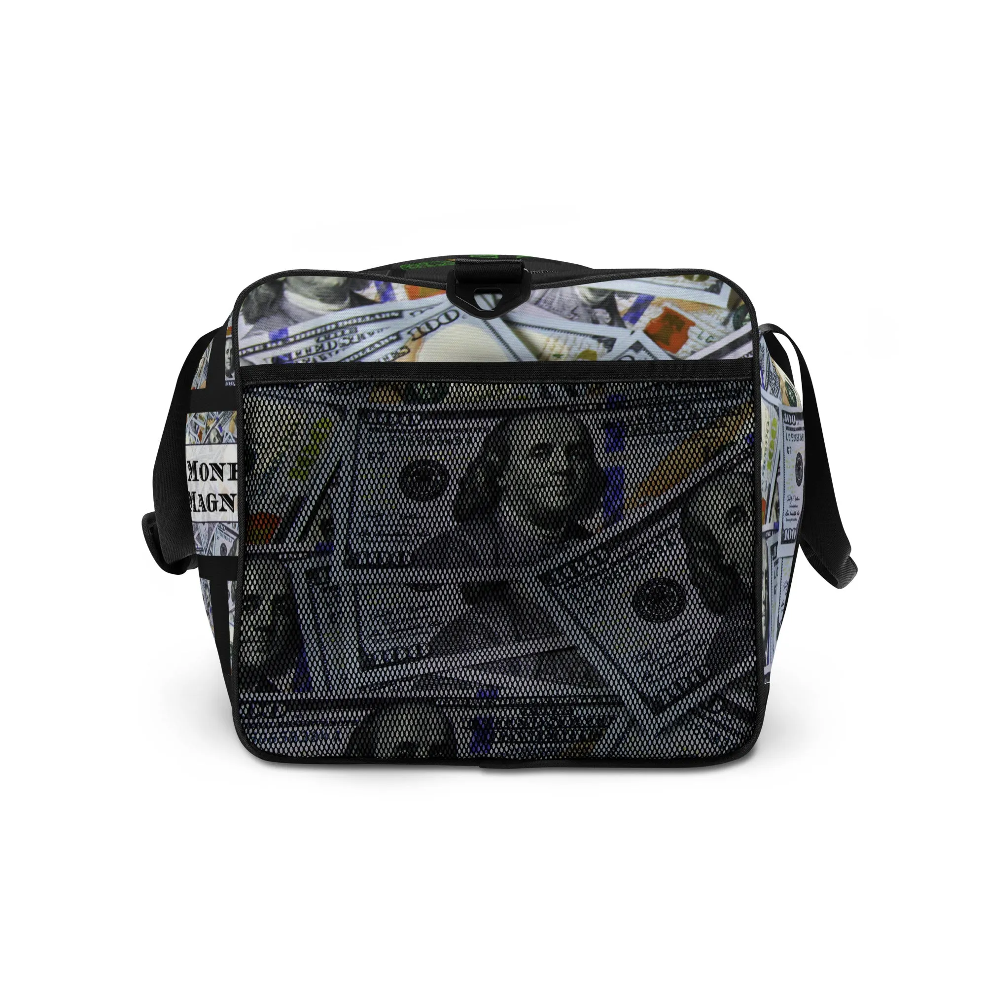 All About the Money Duffle Bag (Black)