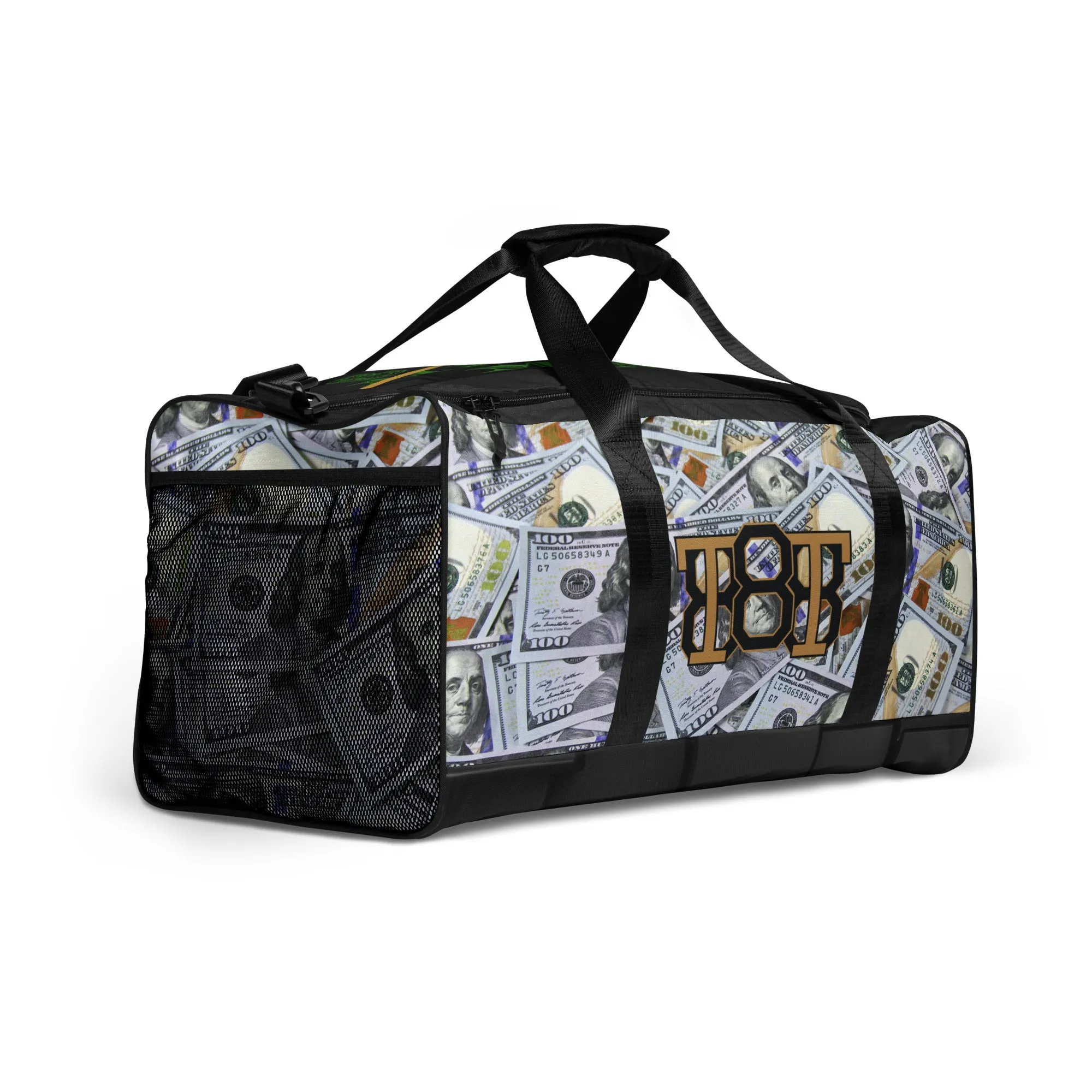All About the Money Duffle Bag (Black)