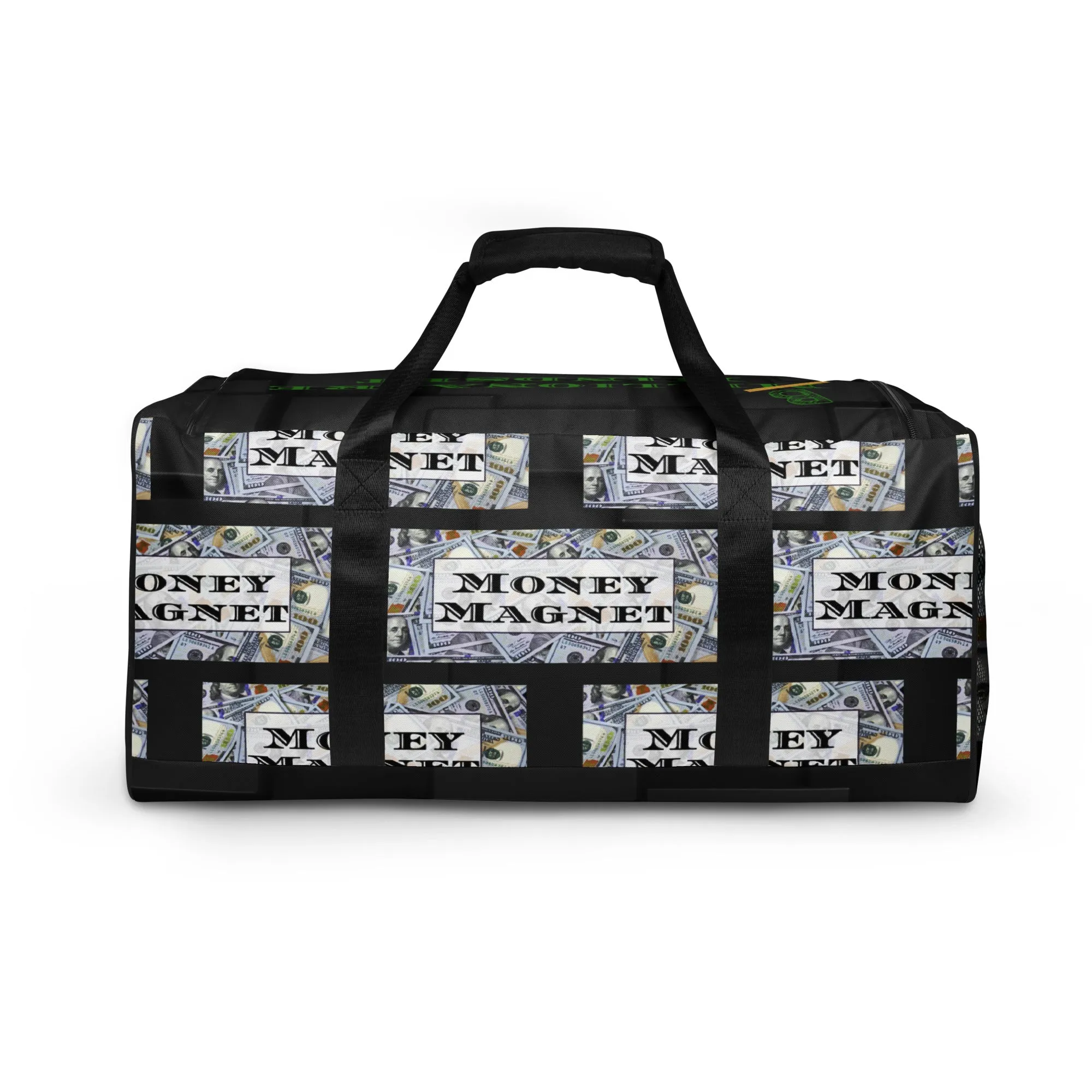 All About the Money Duffle Bag (Black)
