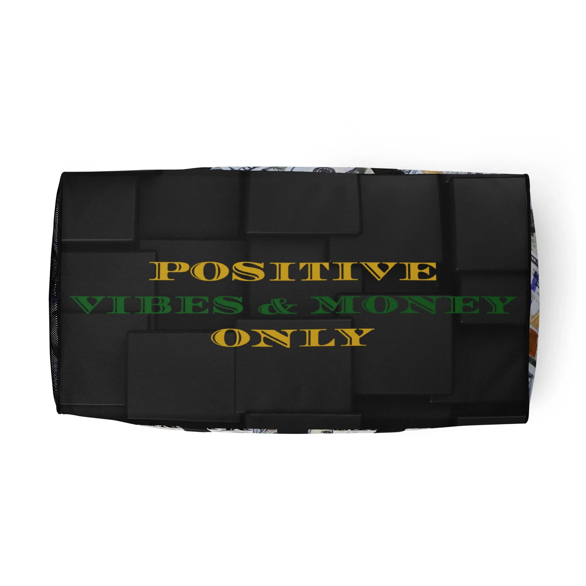 All About the Money Duffle Bag (Black)