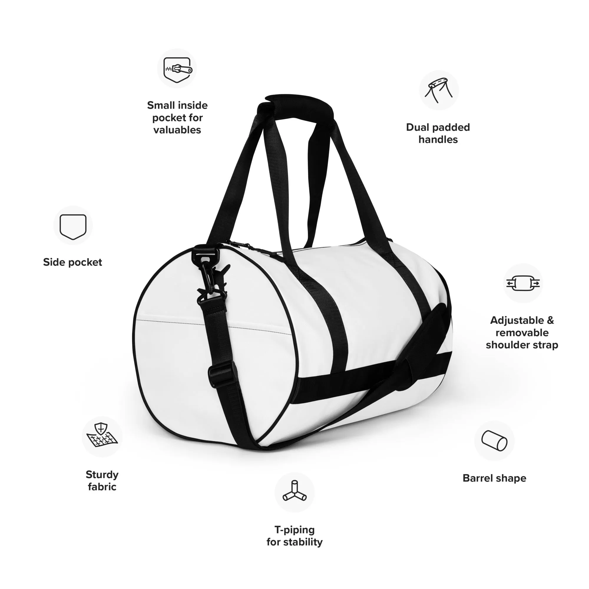 All-over print gym bag