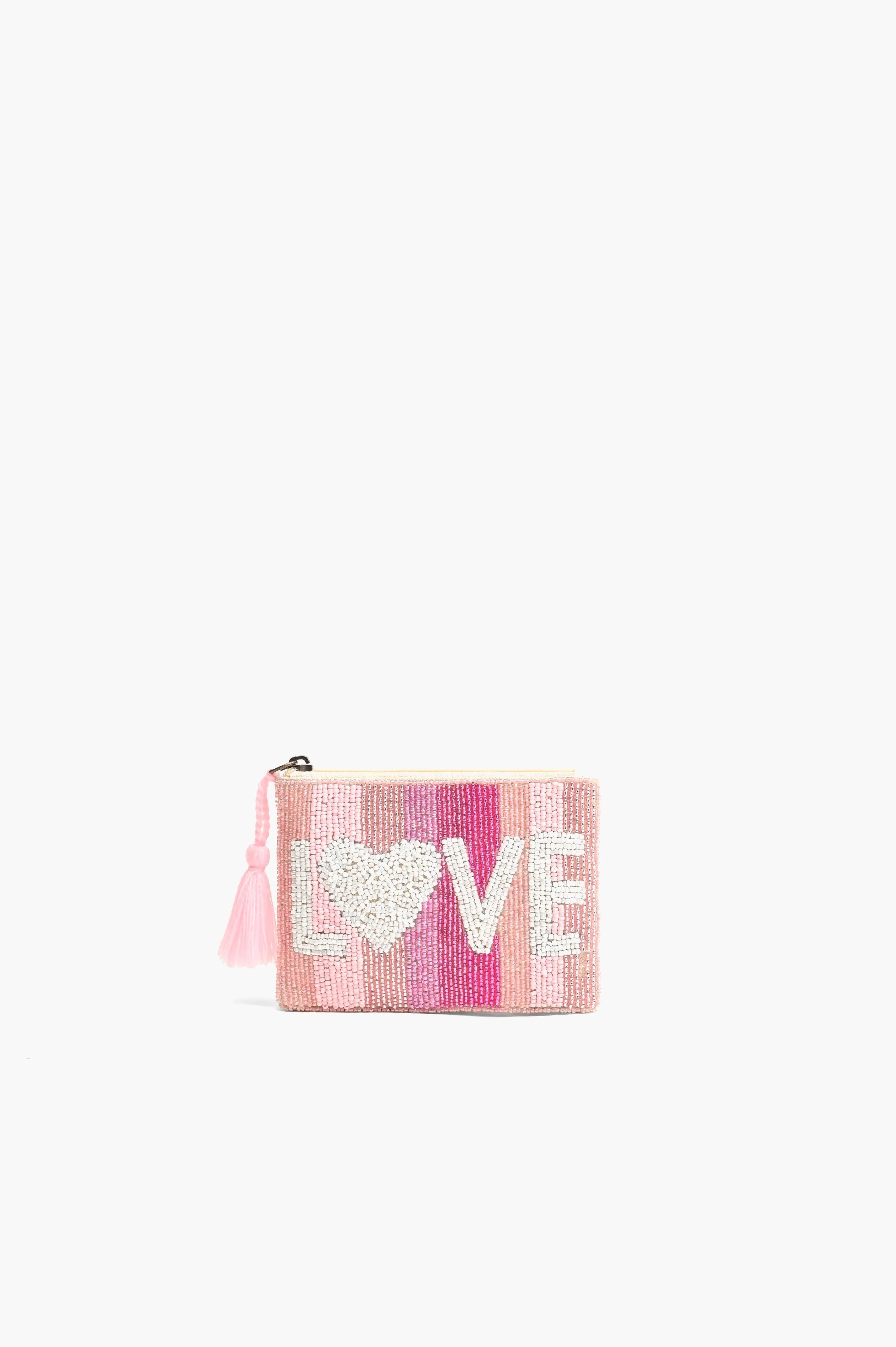 All the Love Coin Bag - Multi Pink Love