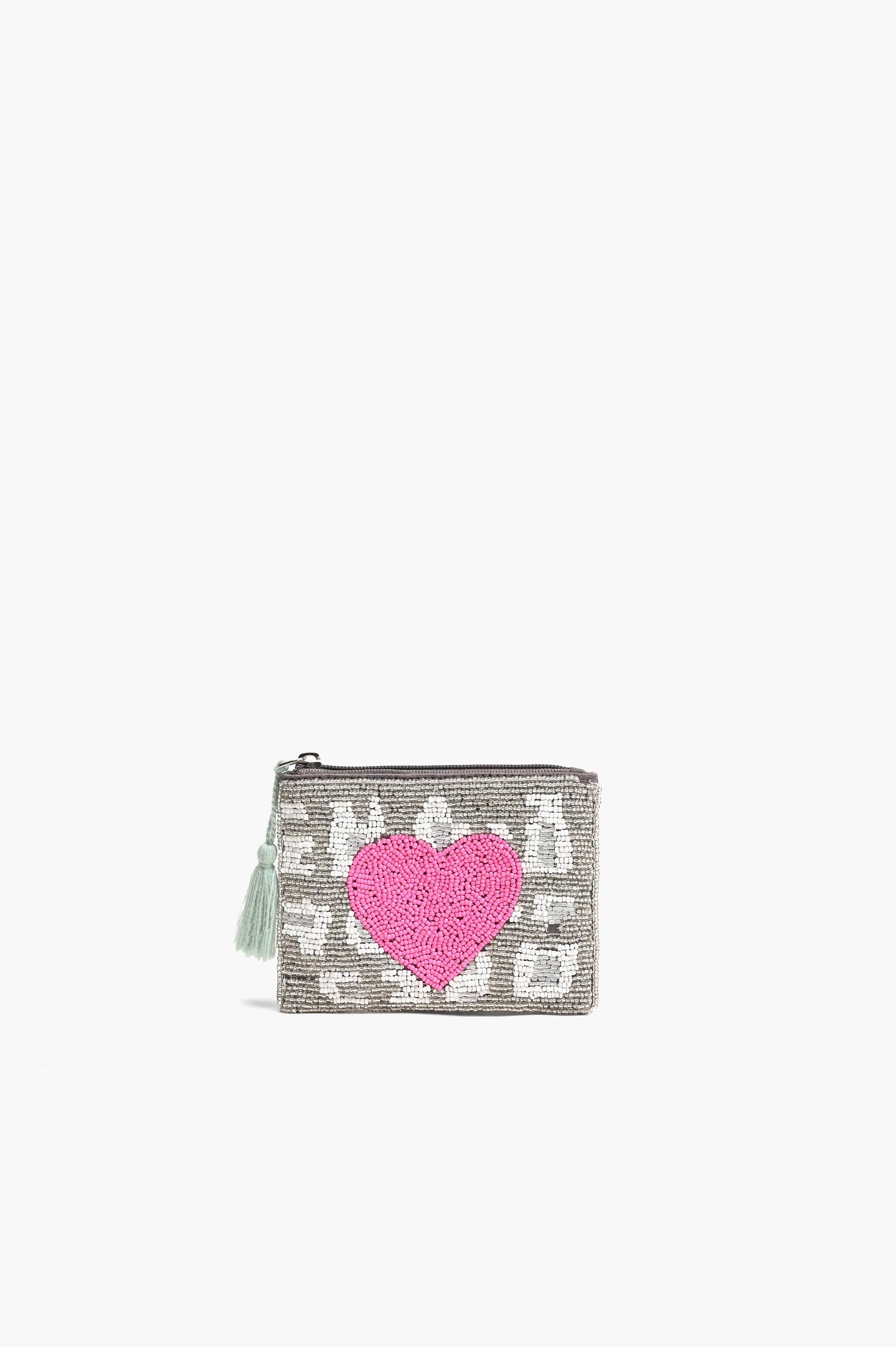 All the Love Coin Bag - Orange Love