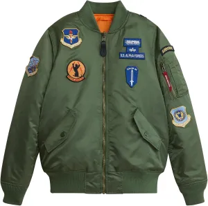 Alpha Industries Boys' Squadron MA-1 Flight Jacket