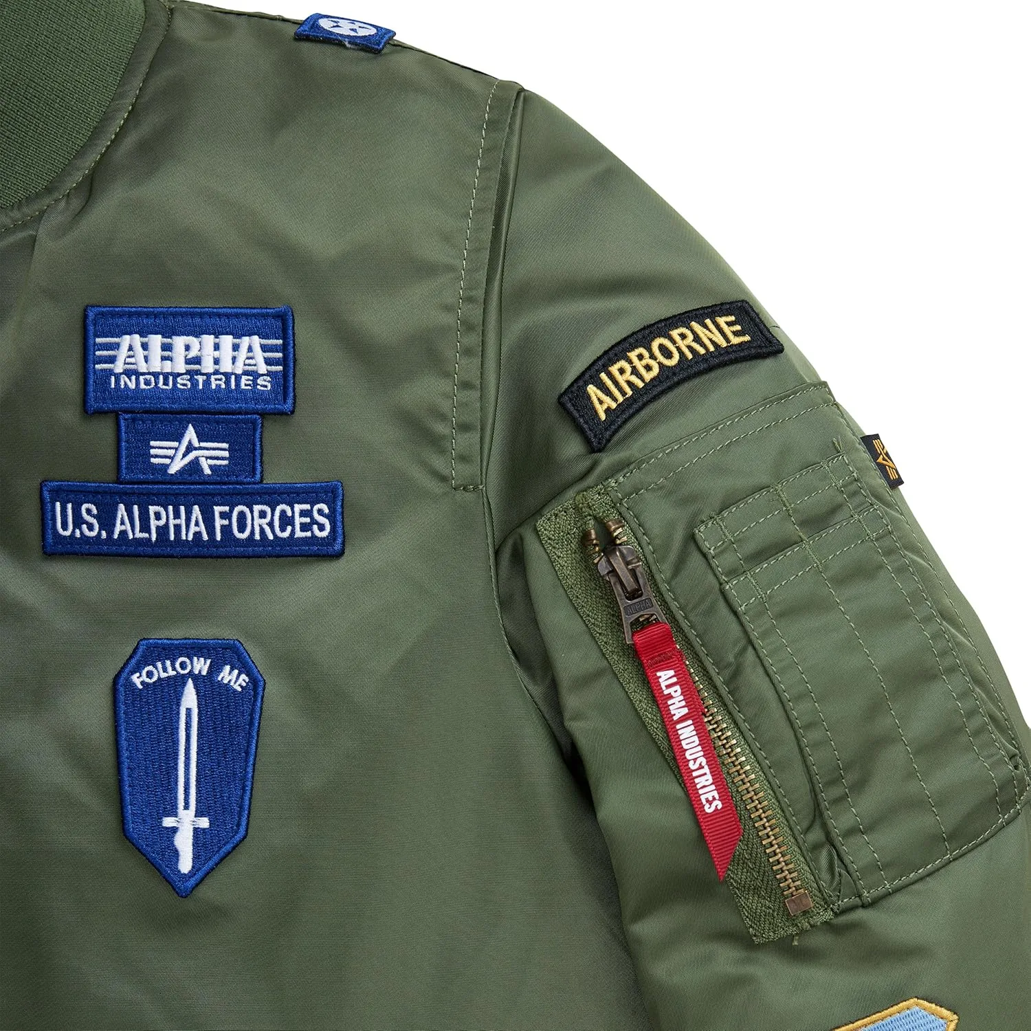 Alpha Industries Boys' Squadron MA-1 Flight Jacket