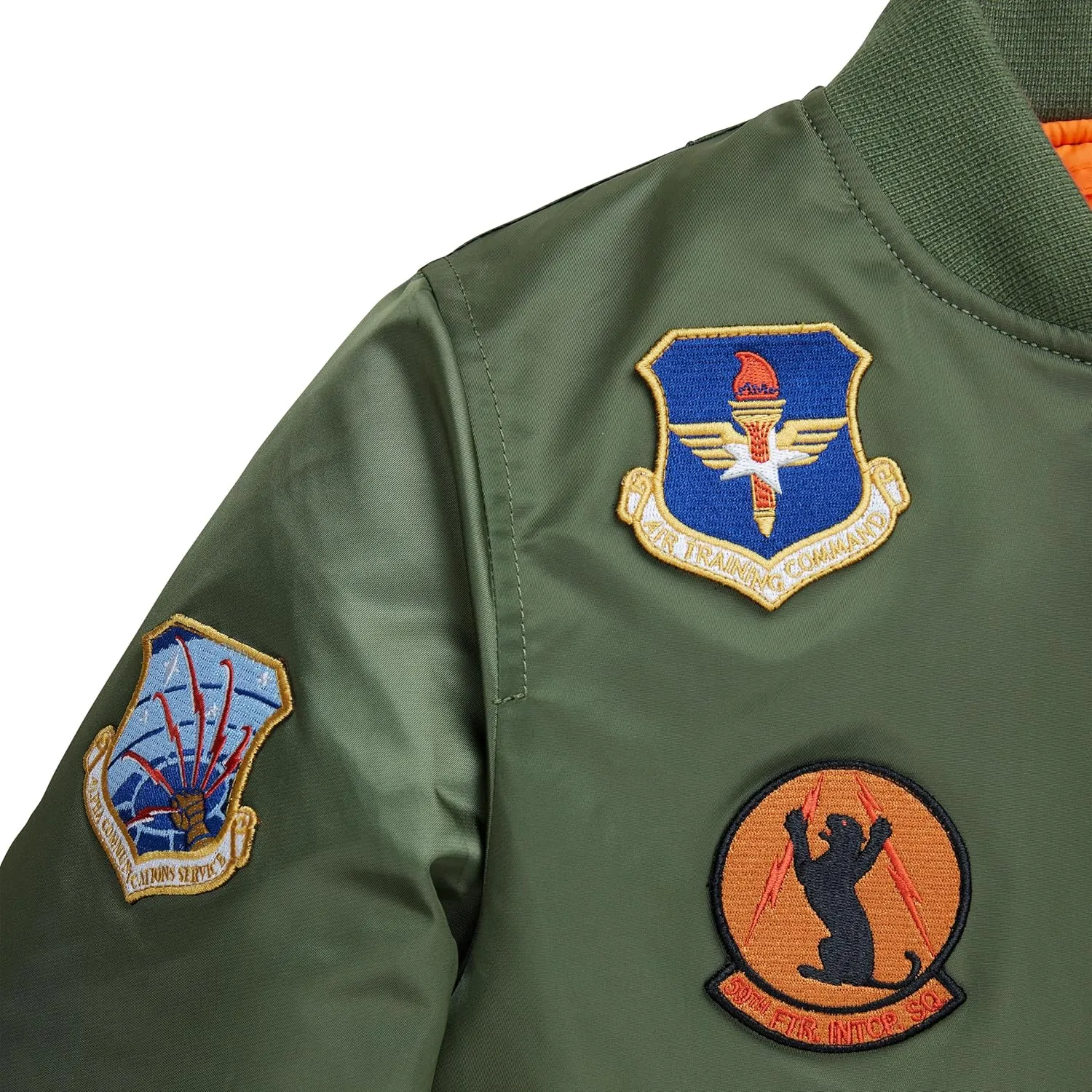 Alpha Industries Boys' Squadron MA-1 Flight Jacket