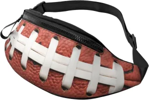 American Football Fanny Pack Waist Bag Adjustable Belt Bag For Men Women Fashion Sling Crossbody Hip Bum Bag Traveling Hiking Cycling Running