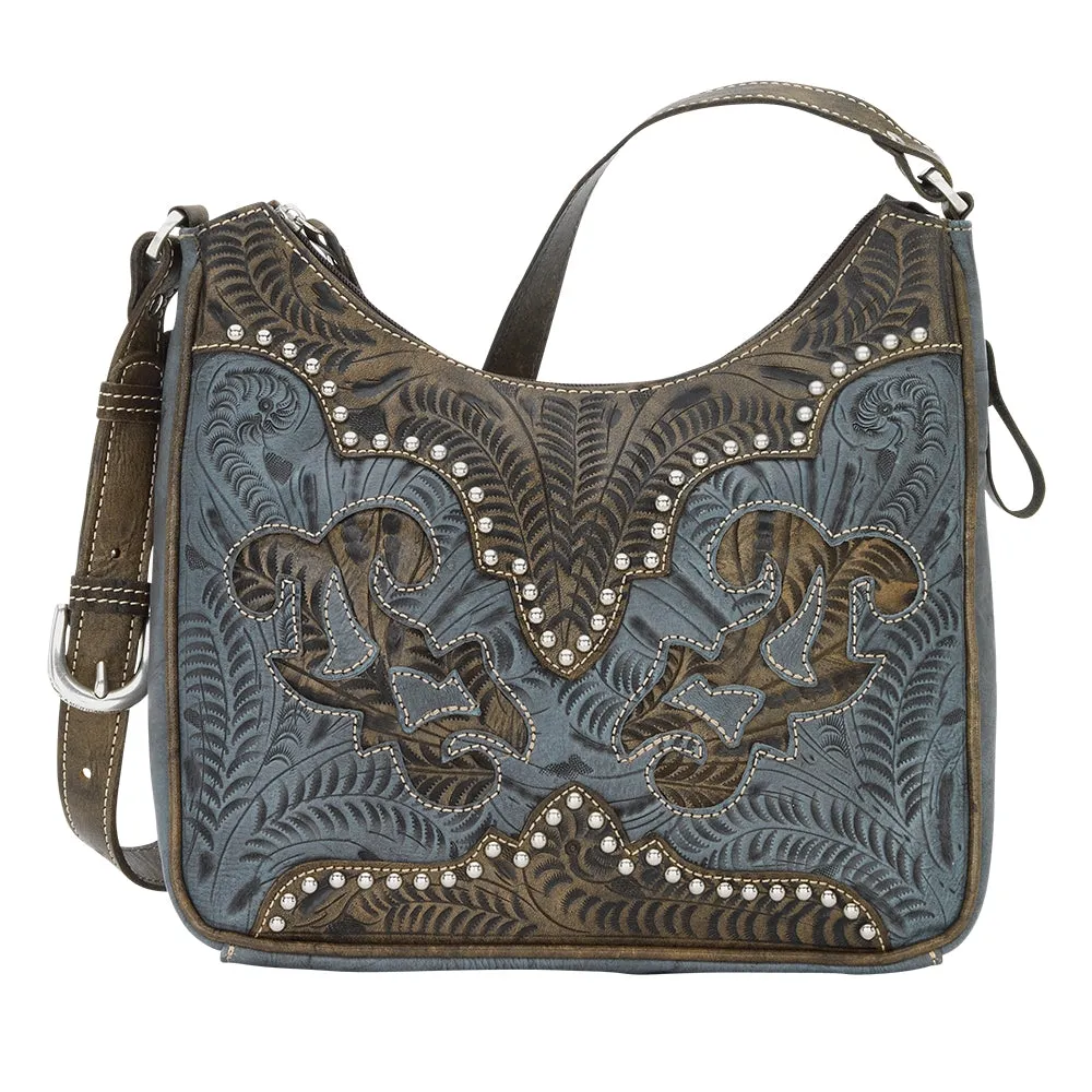 American West Annie's Secret Collection Shoulder Bag with Conceal Carry Pocket on Back
