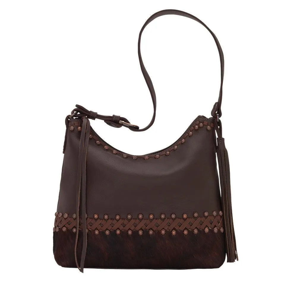 American West Wild Horses Zip Top Shoulder Bag