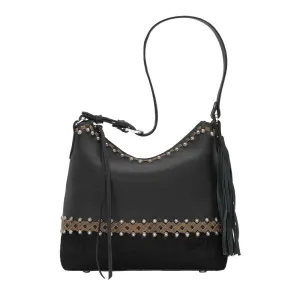 American West Wild Horses Zip Top Shoulder Bag
