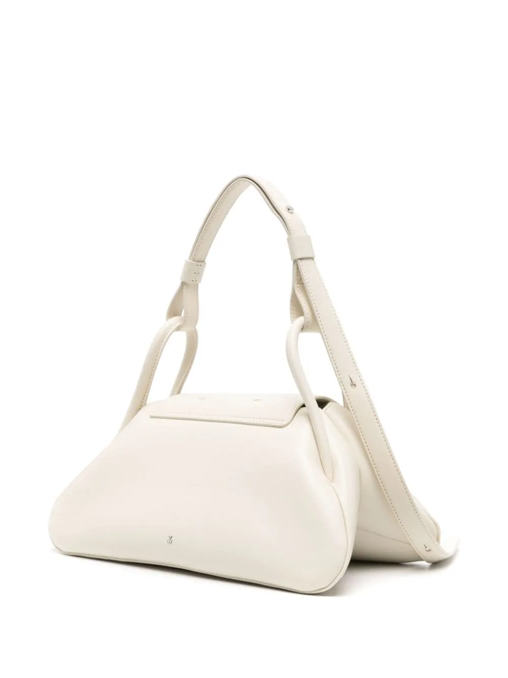 Amina Muaddi Gemini Leather Shoulder Bag
