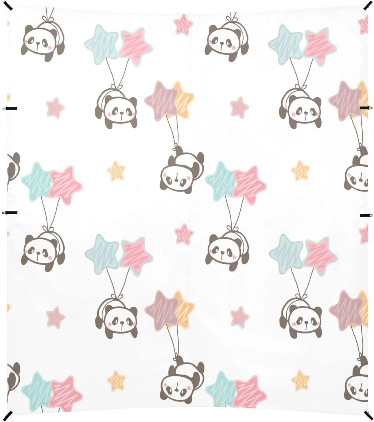 Animal Cartoon Panda Beach Tent Camping Sun Shelters Portable Outdoor Canopy Sun Shade for Camping Trips Fishing Backyard Fun or Picnics Easy Setup with Carrying Bag