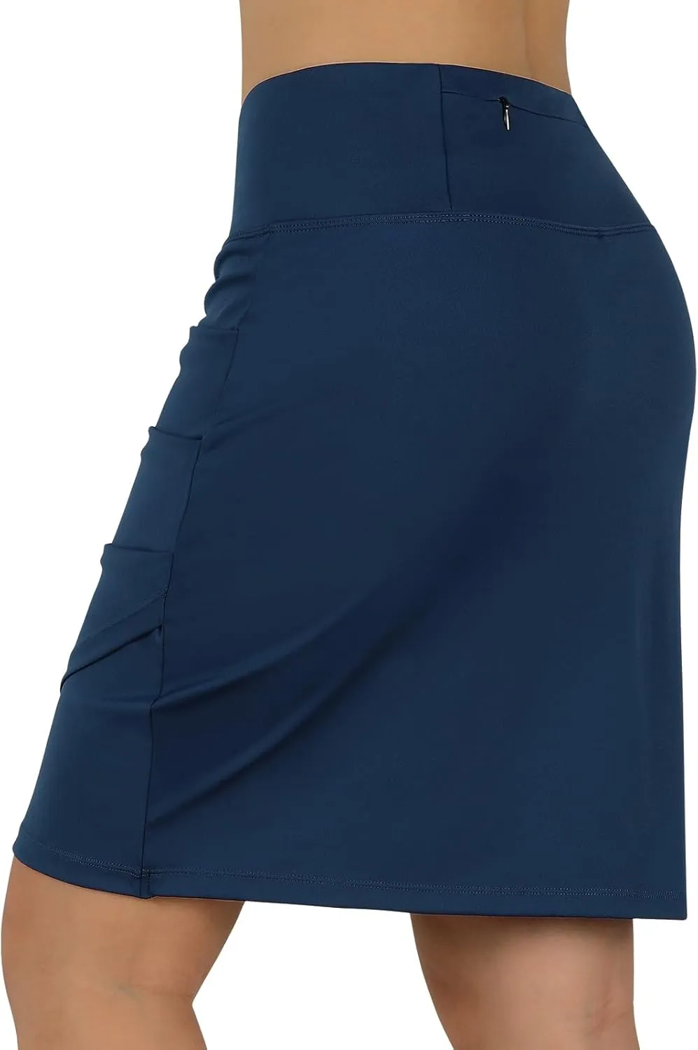 ANIVIVO Women Skorts Skirts 20" Length High Waisted,Tennis Golf Skirts Business Casual Athletic Skorts with Zipper Pocket