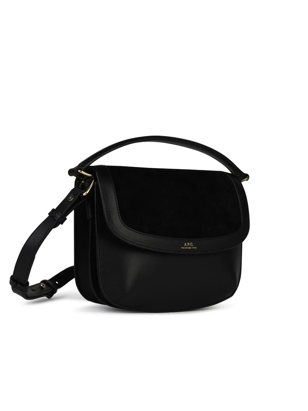 A.P.C. 'Sarah' 'Mini' Black Lear Bag